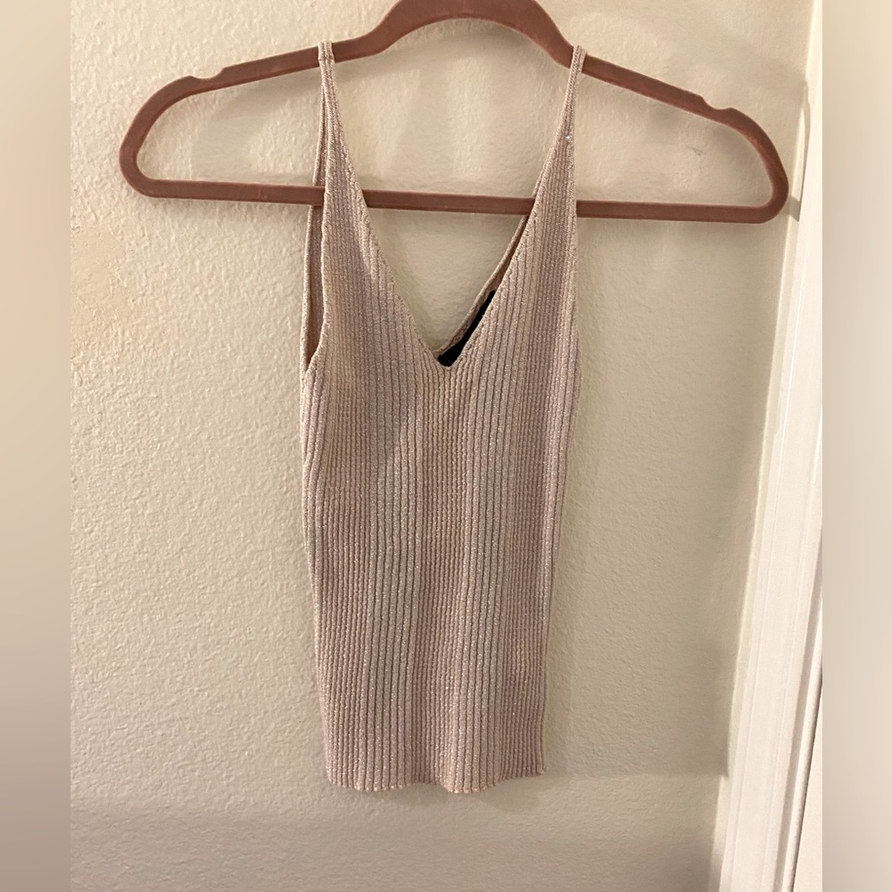 Forever 21 Beige Tank Top